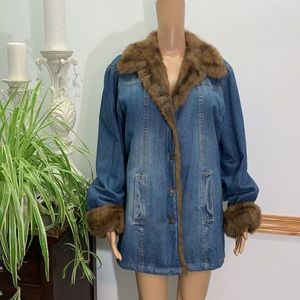 Weatherproof gorgeous jean jacket size XL